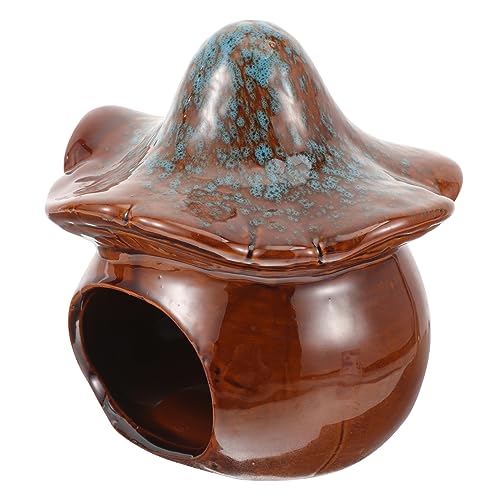 Yardwe Kerntyp Ceramic Hamster Nest Für Kühlung Im Sommer Cartoon-Design Für Kleine Haustiere Sicheres Und Pflegeleichtes Schlafhaus von Yardwe