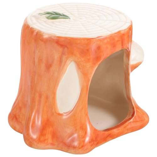 Yardwe Keramik Hamster Hideout Stumpfform Nest Kühlung Haus Kleine Haustier Versteck Spielplatz Hamsterhaus Hamsterspielplatz Yardwe Keramik Hamster Hideout Stumpfform Nest Kühlung Haus Kleine Haustier Versteck Spielplatz Hamsterhaus Hamsterspielplatz von Yardwe