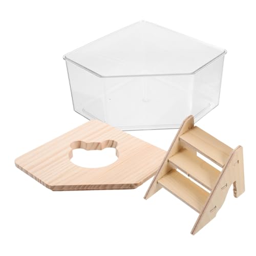 Yardwe Hamster Sand Katzentoilette Set Große Größe Badezimmer Mit Rampe Staubbad Für Ratten Yardwe Hamster Sand Katzentoilette Set Große Größe Badezimmer Mit Rampe Staubbad Für Ratten von Yardwe