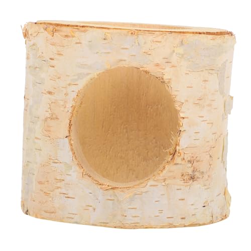 Yardwe Holz Hamster Tunnel Versteck Für Kleintiere Hamsterröhre Als Spielzeug Und Nest Für Zwerghamster Rennmaus Und Maus Sicher Und Robust von Yardwe