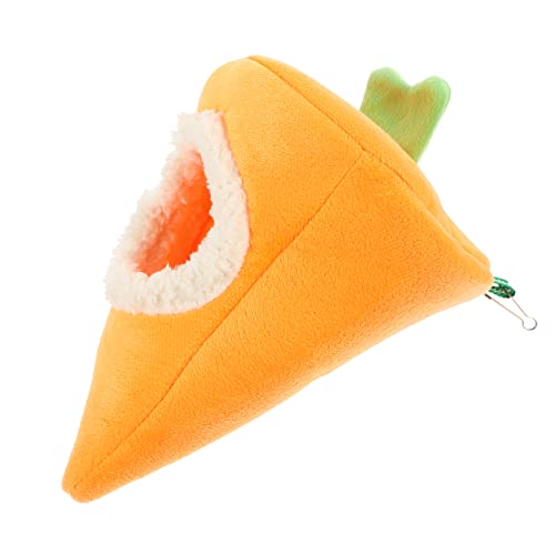 Yardwe Hamster Warmer Rettich Futter für Meerschweinchenkäfige Meerschweinchenrampe für Käfig hamsterhaus Hamster eincremehilfe Hamsterversteck stabiles Chinchillahaus von Yardwe