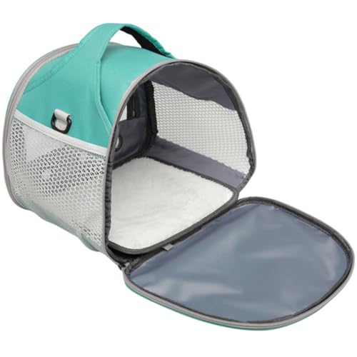 Yardwe Hamster aus Tasche Extra Kleiner Haustierträger Transportbox für Haustiere Hamster transportbox Hamster Reisetasche Handtasche Hamsterträger Meerschweinchenkäfig Oxford Sky-Blue von Yardwe