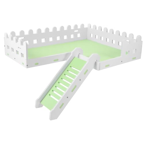 Yardwe Laufstall Für Haustiere Hamsterplattform Oder Spielplatz Käfigbrett Für Meerschweinchen Haustierplattform Mit Kletterleiter Yardwe Laufstall Für Haustiere Hamsterplattform Oder Spielplatz Käfigbrett Für Meerschweinchen Haustierplattform Mit Kletterleiter von Yardwe