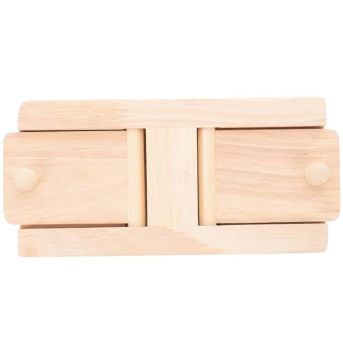 Yardwe Holz Hamster Spielzeug Zum Verstecken Von Leckerlis Und Futter Futtersuchspielzeug Für Kleine Haustiere Hölzernes Futtersuchspielzeug Für Hamsterkäfig Layout Decor von Yardwe