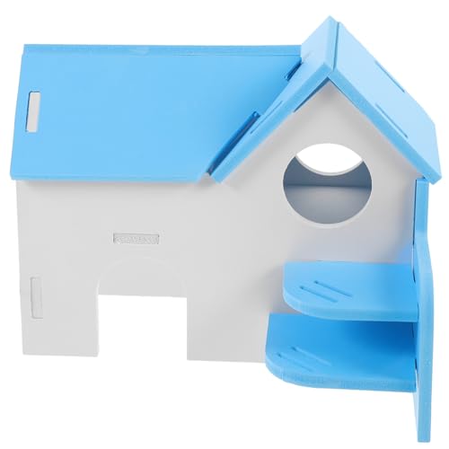 Yardwe Niedliches Hamsterhaus Aus PVC Mit Leiter Für Chinchilla Hamster Rennmaus Heimtierbedarf von Yardwe
