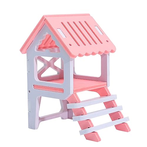 Yardwe Elegantes Hamsterhaus Aus Holz Haustiernest Spielzeugversteck für Hamster Yardwe Elegantes Hamsterhaus Aus Holz Haustiernest Spielzeugversteck für Hamster von Yardwe
