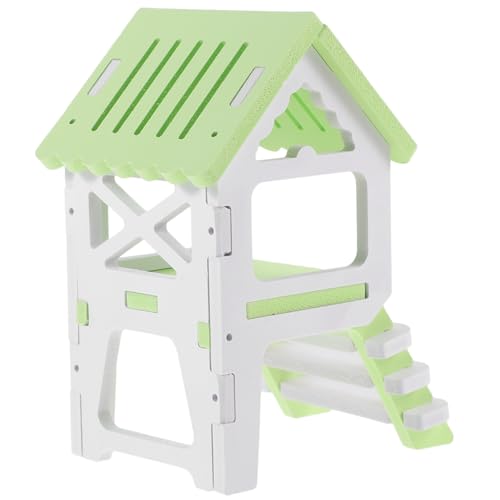 Yardwe Hamsterhaus Mit Leiter Und Dachboden Für Meerschweinchen Chinchillas Und Eichhörnchen Sicheres Versteck Für Kleintiere Zum Entspannen Und Spielen Yardwe Hamsterhaus Mit Leiter Und Dachboden Für Meerschweinchen Chinchillas Und Eichhörnchen Sicheres Versteck Für Kleintiere Zum Entspannen Und Spielen von Yardwe