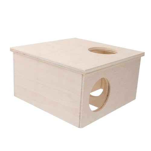Yardwe Handgefertigtes Holzversteck Für Hamster Eichhörnchen Und Chinchillas Und Bequem Yardwe Handgefertigtes Holzversteck Für Hamster Eichhörnchen Und Chinchillas Und Bequem von Yardwe