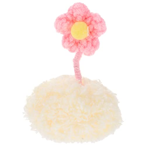 Yardwe Handgestrickte Blumenmütze Für Haustier Entzückendes Meerschweinchen Dekoratives H von Yardwe