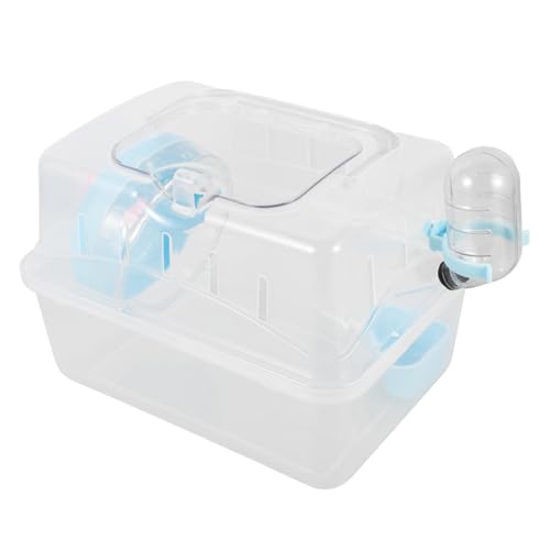 Yardwe Hamsterkäfig Kleiner Käfig Frettchen Hundekäfig Meerschweinchen Reisekäfig Hamsterhütte Meerschweinchen Transportbox Kaninchen Reisekäfig Meerschweinchen PIPI Pads von Yardwe