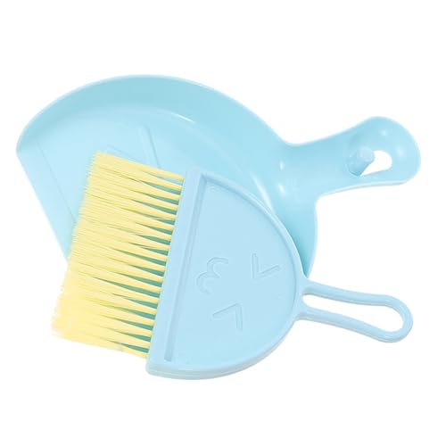 Yardwe Meerschweinchen-Set Mini-Besen Kehrschaufel-Set Chinchilla-staubbesen Katzentoiletten-reinigungswerkzeuge Kleintierbedarf von Yardwe