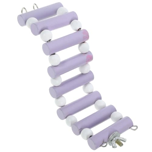 Yardwe Kleine Holzleiter Für Hamster Und Kleintiere Multifunktionale Kletterleiter Und Spielzeug Für Käfige Und Langlebig Für Nager Wie Rennmäuse Und Chinchillas von Yardwe