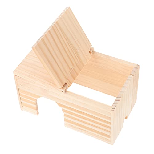 Yardwe Hamsternest Aus Holz Spielnest Für Hamster Exquisites Schlafhaus Für Haustiere Yardwe Hamsternest Aus Holz Spielnest Für Hamster Exquisites Schlafhaus Für Haustiere von Yardwe