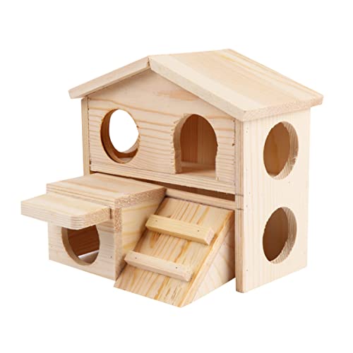 Yardwe Leiter Hamsterhütte Aus Holz Mit Molarennest Mit Mehreren Eingängen Für Hamster Yardwe Leiter Hamsterhütte Aus Holz Mit Molarennest Mit Mehreren Eingängen Für Hamster von Yardwe