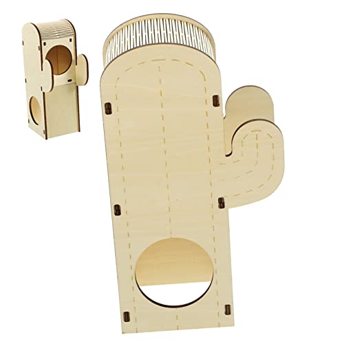 Yardwe Zarte Hamster Hideout Holz Ratte Spielzeug Käfig Zubehör Komfortable Ruhestätte Yardwe Zarte Hamster Hideout Holz Ratte Spielzeug Käfig Zubehör Komfortable Ruhestätte von Yardwe
