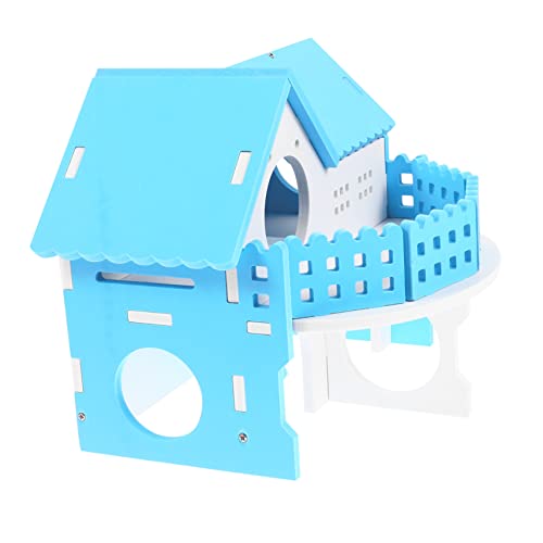 Yardwe Doppelstöckiges Hamsterhaus Villa Für Kleintiere Spielhaus Mit Plattform Und Balkon Sicherer Rückzugsort Für Hamster Und Nager Großes Design Für Aktives Spielen Und Yardwe Doppelstöckiges Hamsterhaus Villa Für Kleintiere Spielhaus Mit Plattform Und Balkon Sicherer Rückzugsort Für Hamster Und Nager Großes Design Für Aktives Spielen Und von Yardwe