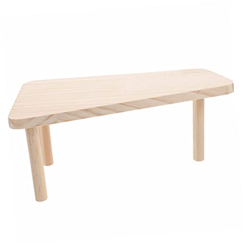 Yardwe Hamster Plattform Aus Holz Multifunktionale Kletterplattform Für Hamster Meerschweinchen Und Kleine Tiere Fördert Bewegung Balance Und Zahnpflege Sicheres Spielzeug Für Käfige von Yardwe