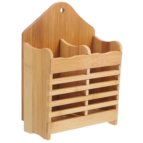Yardwe Hasengrasständer Grashase füttern Hasenbettwäsche Fütterung Kaninchen Feeder-Rack Futterspender Kleiner Futterautomat Feeder-Halter Chinchilla-Futter Bambus Orange von Yardwe
