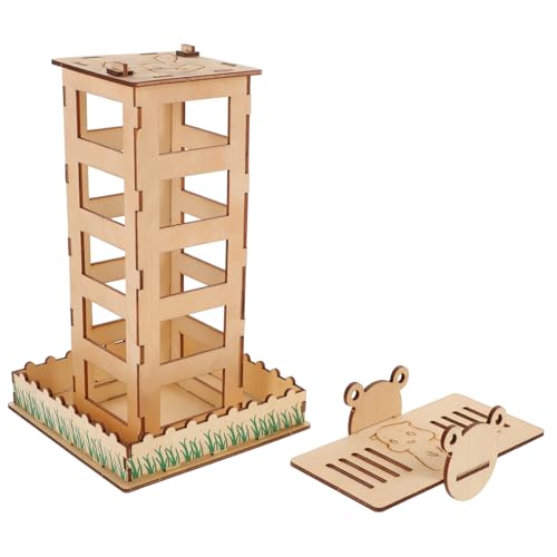Yardwe Hasengrasständer Heufresser Kaninchen Träger automatisierte futterspender für kleintiere Heuhalter für Hasen Lebensmittelspender aus Holz Futtergestelle für Chinchillas hölzern Yardwe Hasengrasständer Heufresser Kaninchen Träger automatisierte futterspender für kleintiere Heuhalter für Hasen Lebensmittelspender aus Holz Futtergestelle für Chinchillas hölzern von Yardwe