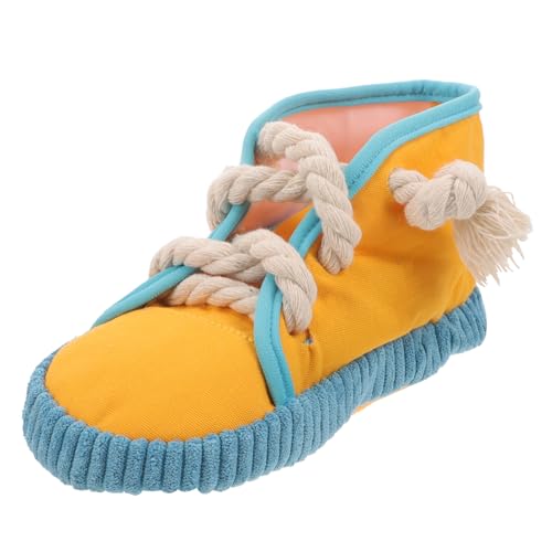 Yardwe Hundespielzeug Mit Quietscher Schuhform Für Welpen Und Hunde Kauspielzeug Zur Zahnpflege Unzerstörbares Und Interaktives Kau Und Spielzeug Einfach Zu Reinigen Schont Die Zähne Yardwe Hundespielzeug Mit Quietscher Schuhform Für Welpen Und Hunde Kauspielzeug Zur Zahnpflege Unzerstörbares Und Interaktives Kau Und Spielzeug Einfach Zu Reinigen Schont Die Zähne von Yardwe