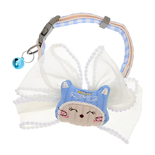 Yardwe Dekoratives Kätzchenhalsband Katzenhalsband -resistente Katzenfliege Entzückendes Katzenzubehör Hochwertiges Polyester Yardwe Dekoratives Kätzchenhalsband Katzenhalsband -resistente Katzenfliege Entzückendes Katzenzubehör Hochwertiges Polyester von Yardwe