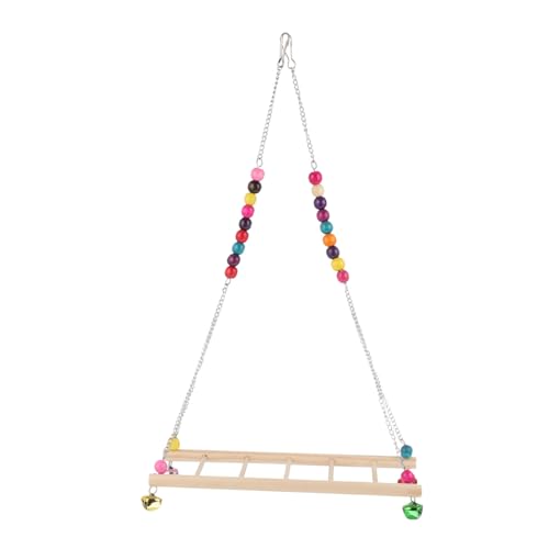 Yardwe Vogel Spielzeug Leiter Papagei Klettern Leiter Spielzeug Holz Material Sichere Natürliche Vogel Barsch Schaukel Leiter von Yardwe