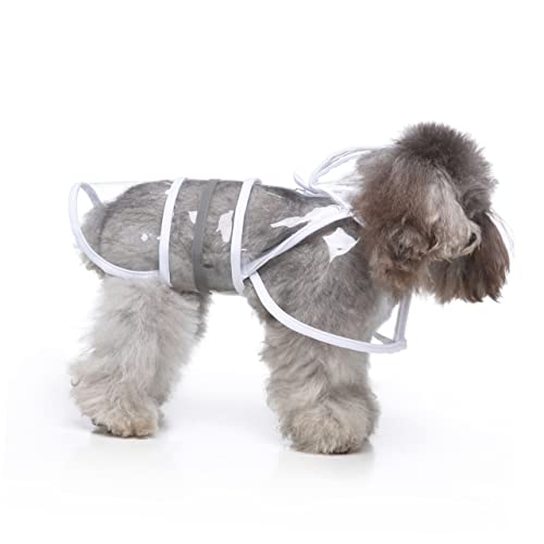 Yardwe Haustier Hund Reflektierender Regenmantel Regenjacke Mit Verstellbaren Trägern Weiß Größe 2XL Yardwe Haustier Hund Reflektierender Regenmantel Regenjacke Mit Verstellbaren Trägern Weiß Größe 2XL von Yardwe