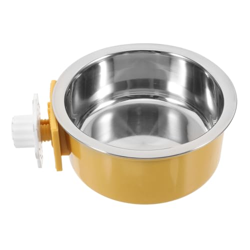 Yardwe Hundekiste Wassernapf Futternapf Edelstahl Hängender Futterspender Abnehmbarer Haustier-wasserbecher Kleiner Haustierkäfig-futterspender Yardwe Hundekiste Wassernapf Futternapf Edelstahl Hängender Futterspender Abnehmbarer Haustier-wasserbecher Kleiner Haustierkäfig-futterspender von Yardwe