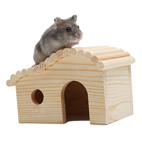 Yardwe Hamster Log Holzhütte Tragbares Spielhaus Nest Lebensraum Für Tiere Keine Farbe Yardwe Hamster Log Holzhütte Tragbares Spielhaus Nest Lebensraum Für Tiere Keine Farbe von Yardwe