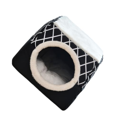 Yardwe Haustierbett Katzenbett Welpenhaus Faltbares Nest Für Katze Warmes Katzenschlafbett Yardwe Haustierbett Katzenbett Welpenhaus Faltbares Nest Für Katze Warmes Katzenschlafbett von Yardwe