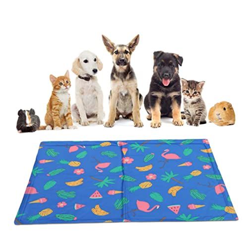 Yardwe Kühlmatte Für Hunde Selbstkühlende Pet Ice Mat Tragbare Kühlunterlage Für Haustiere Für Sommer Leicht Und Platzsparend Hält Ihr Zuhause Sauber Und Ordentlich von Yardwe