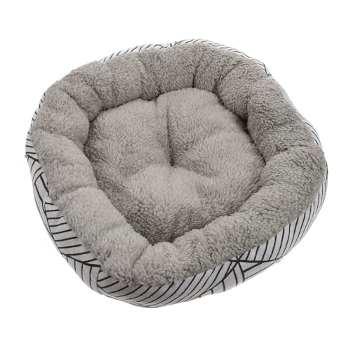Yardwe Haustierbett pet Bed petbett Katzen bettchen Katzen deckchen Haustierkomfortbett beruhigen Liege Plüschkatze drinnen Rosa Katzennest Gemütliche Katzenbetten für Innenkatzen Tuch von Yardwe