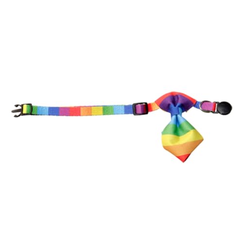Yardwe Regenbogen Hundehalsband Mit Fliege Verstellbares Leichtes Haustierhalsband Für Hunde Und Katzen Für Feste Und Besondere Anlässe Mit Sicherheitsverschluss Yardwe Regenbogen Hundehalsband Mit Fliege Verstellbares Leichtes Haustierhalsband Für Hunde Und Katzen Für Feste Und Besondere Anlässe Mit Sicherheitsverschluss von Yardwe