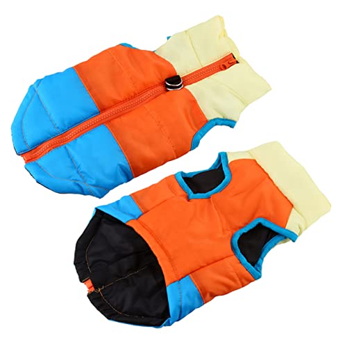 Yardwe Haustierkleidung Jacke Hund Haustier warme Kleidung Weste Haustier Wintermantel undurchlässig Dog Raincoat Dog Coat Dog Sweater Dog Clothes Warmer Haustiermantel Haustierbedarf von Yardwe