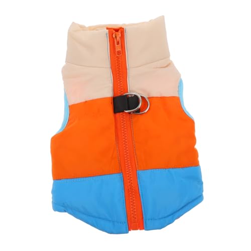 Yardwe Pet Dog Winter Vest wasserdichte Und Warme Hundejacke Aus Atmungsaktivem Material Für Herbst Und Winter DREI Farben Gelb Orange s von Yardwe