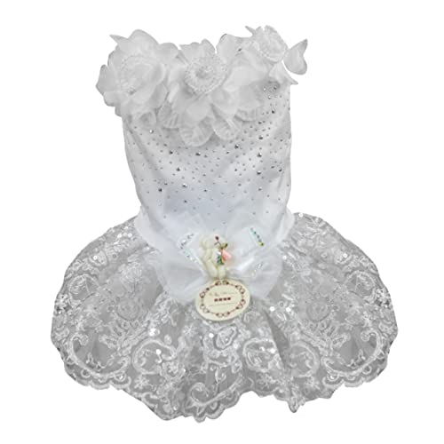 Yardwe Fashion Bear Hundekleid Mit Schleife Gazeskirtdesign Für Kleine Hunde Und Katzen Xs Für Besondere Anlässe Und Fotoshootings Angenehm Zu Tragen Für Outdoor-aktivitäten Yardwe Fashion Bear Hundekleid Mit Schleife Gazeskirtdesign Für Kleine Hunde Und Katzen Xs Für Besondere Anlässe Und Fotoshootings Angenehm Zu Tragen Für Outdoor-aktivitäten von Yardwe