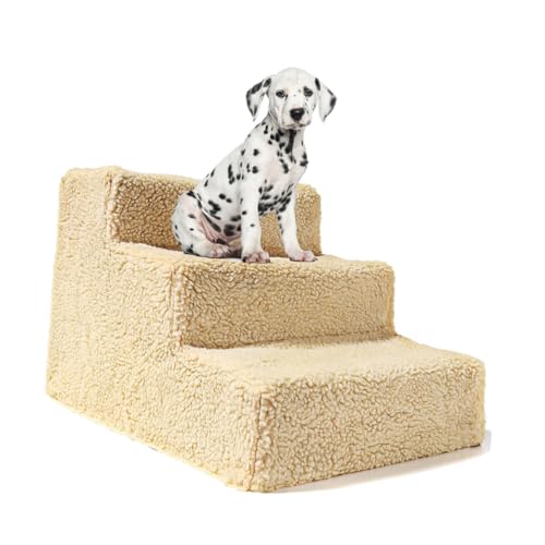 Yardwe Haustierleiter für Katzen und Kleine Praktische Treppe für Einfache Erreichen von Lieblingsplätzen Beige rutschfest zu Montieren Werkzeug Yardwe Haustierleiter für Katzen und Kleine Praktische Treppe für Einfache Erreichen von Lieblingsplätzen Beige rutschfest zu Montieren Werkzeug von Yardwe
