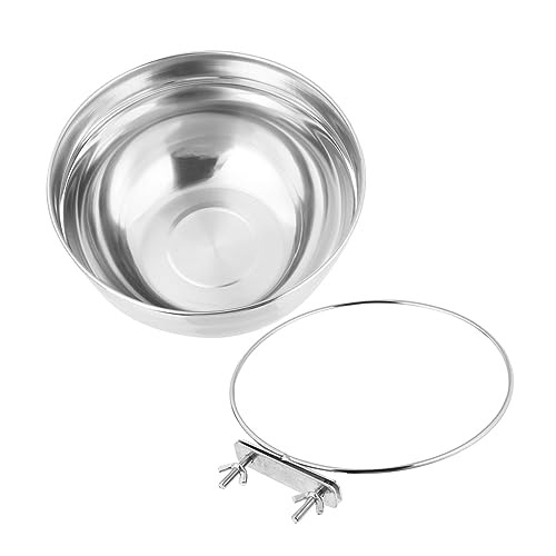 Yardwe Haustiernapf Aus Edelstahl Futterstation Für Hunde Träger Hundenapf, Langsamer Wasserspender Futtermatte Für Haustiere Käfig Halter Futternapf Für Ratten Silver Rostfreier Stahl Yardwe Haustiernapf Aus Edelstahl Futterstation Für Hunde Träger Hundenapf, Langsamer Wasserspender Futtermatte Für Haustiere Käfig Halter Futternapf Für Ratten Silver Rostfreier Stahl von Yardwe
