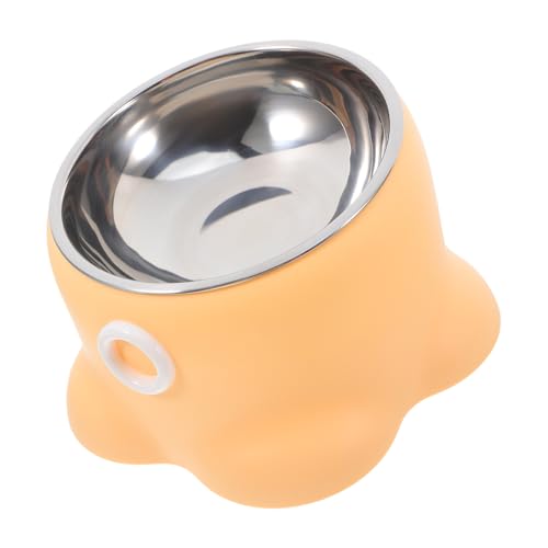 Yardwe Edelstahl Katzennapf Mit Antikipp-Design Langlebige Fressschale Für Katzen Und Hunde Optimal Für Innen Und Außenbereich Zur Portionierung Und Vermeidung Von Verschüttungen von Yardwe