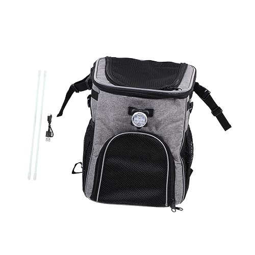 Yardwe Fahrradtasche Für Haustiere Katzen Und Hunde Für Fahrräder Haustierprodukte Polyester Grau Yardwe Fahrradtasche Für Haustiere Katzen Und Hunde Für Fahrräder Haustierprodukte Polyester Grau von Yardwe
