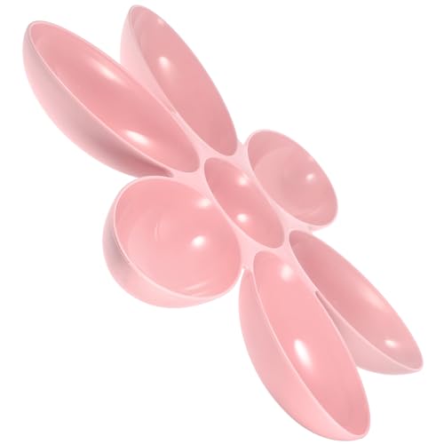 Yardwe Petal Cat Feeder Kreative Fächige Futterschale Für Katzen Und Hunde rutschfest Und Leicht Zu Reinigen Für Haustierfutter Und Wasser Rosa von Yardwe