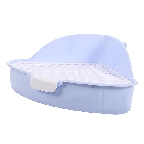 Yardwe Triangle Litter Box Eck-Toilette Für Kaninchen Kleintiere Und Meerschweinchen Abnehmbar Langlebig Für Wohnung Und Garten Fördert Saubere Gewohnheiten Yardwe Triangle Litter Box Eck-Toilette Für Kaninchen Kleintiere Und Meerschweinchen Abnehmbar Langlebig Für Wohnung Und Garten Fördert Saubere Gewohnheiten von Yardwe