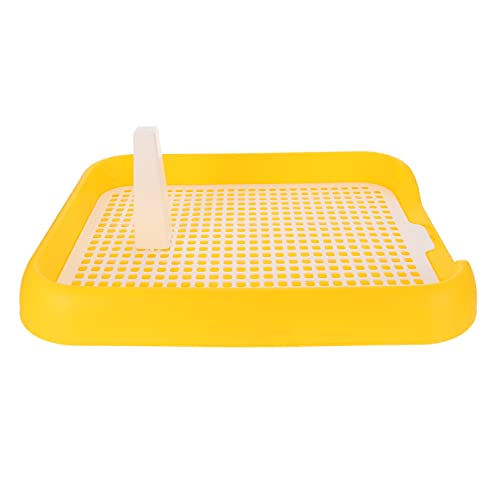 Yardwe Haustiertoilette Padhalter für Hunde hundetopf tablett Hundeunterlagen Abs hundetoilette für drinnen hundetoiletten hundetöpfchen aus Kunststoff Anti-Rutsch-Hundetoilette pp Yellow Yardwe Haustiertoilette Padhalter für Hunde hundetopf tablett Hundeunterlagen Abs hundetoilette für drinnen hundetoiletten hundetöpfchen aus Kunststoff Anti-Rutsch-Hundetoilette pp Yellow von Yardwe
