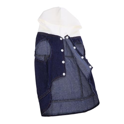 Yardwe XXL Jeans Weste Für Hunde Mit Strickmütze Stylische Hundekleidung Für Frühling Sommer Und Herbst Retro Stil Einfach Anzuziehen Geeignet Für Kleine Und Mittlere Hunde Yardwe XXL Jeans Weste Für Hunde Mit Strickmütze Stylische Hundekleidung Für Frühling Sommer Und Herbst Retro Stil Einfach Anzuziehen Geeignet Für Kleine Und Mittlere Hunde von Yardwe
