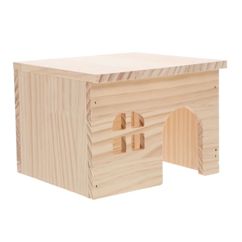 Yardwe Holz Hamsterhaus mit Leiter Multifunktionales Versteck Futterplattform für Hamster Rennmäuse und Ratten Pflegeleichtes Kleintierkäfig Zubehör Sicherer Lebensraum für Kleine Yardwe Holz Hamsterhaus mit Leiter Multifunktionales Versteck Futterplattform für Hamster Rennmäuse und Ratten Pflegeleichtes Kleintierkäfig Zubehör Sicherer Lebensraum für Kleine von Yardwe