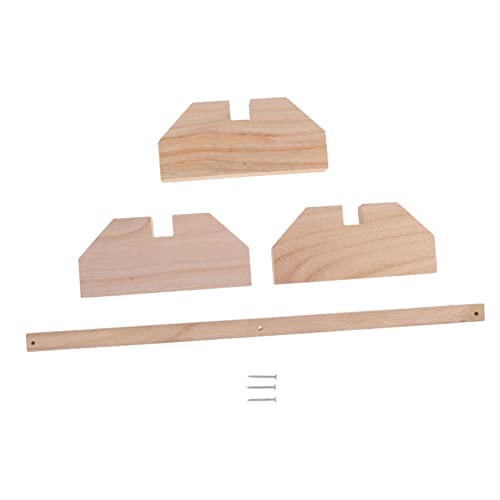 Yardwe Holz Sitzstange für Küken und Hühner Natürlich Glatt Poliert Sicher für Vögel Hühnerstand mit Rutschfester Oberfläche Geeignet für Papageien und Kleine Haustiere als Spiel und von Yardwe