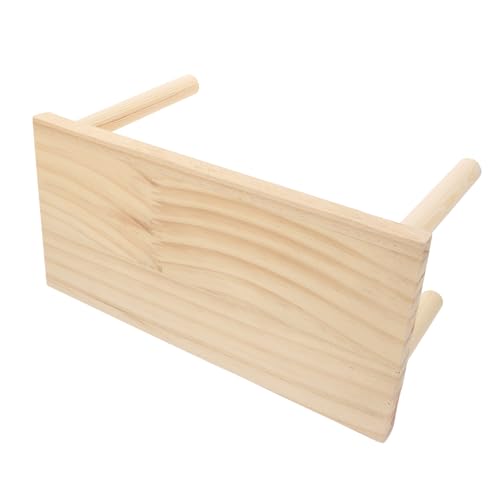 Yardwe Holz Plattform Für Hamsterkäfig Multifunktionale Spielplattform Aus Holz Für Zwerghamster Meerschweinchen Chinchillas Und Nagetiere Sicheres Zuhause Und Spielzeug Für Kleine Hausti von Yardwe