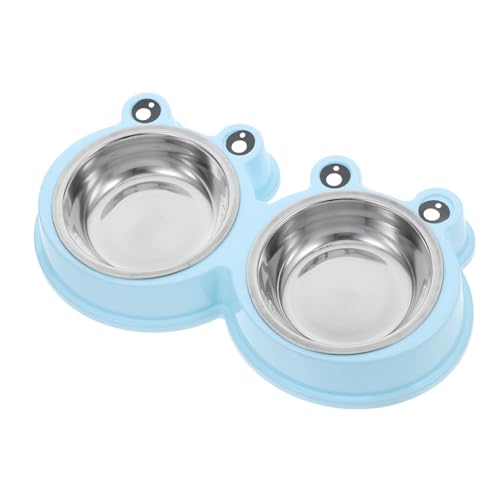Yardwe Hundenapf Hundenäpfe Hundefutter Futternapfmatte Wassermatte Für Katzen Yorkie Zubehör Haustiermatte Plastikschaufel Plastik Hundenapf Hundeflasche Hundematte Edelstahl Himmelblau von Yardwe