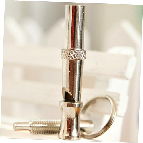 Yardwe Hundepfeifentraining Automatischer Hundewerfer Hundeglocke Horn Agility-Ausrüstung für Hunde Gerät zum Stoppen des Hundegebells Hundeknöpfe Vogelpfeife Hundetrainer Silver Yardwe Hundepfeifentraining Automatischer Hundewerfer Hundeglocke Horn Agility-Ausrüstung für Hunde Gerät zum Stoppen des Hundegebells Hundeknöpfe Vogelpfeife Hundetrainer Silver von Yardwe