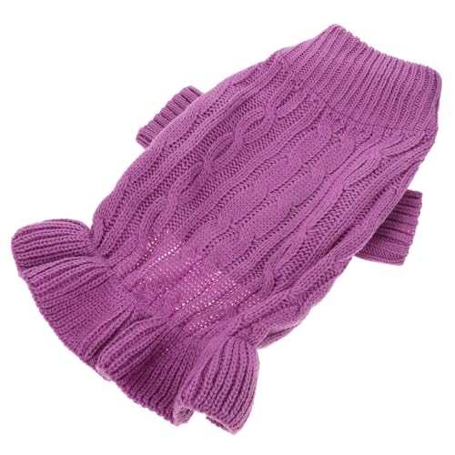 Yardwe Hundepullover für Kleine Warmhaltende Bequeme Kleidung mit Stehkragen für Winterpartys und Cosplay Passform für Chihuahua und Ähnliche von Yardwe